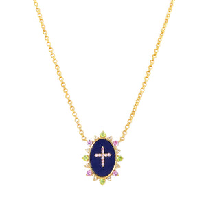 Colar Cruz Ouro