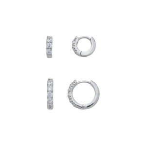 Brinco Cristal Duplo